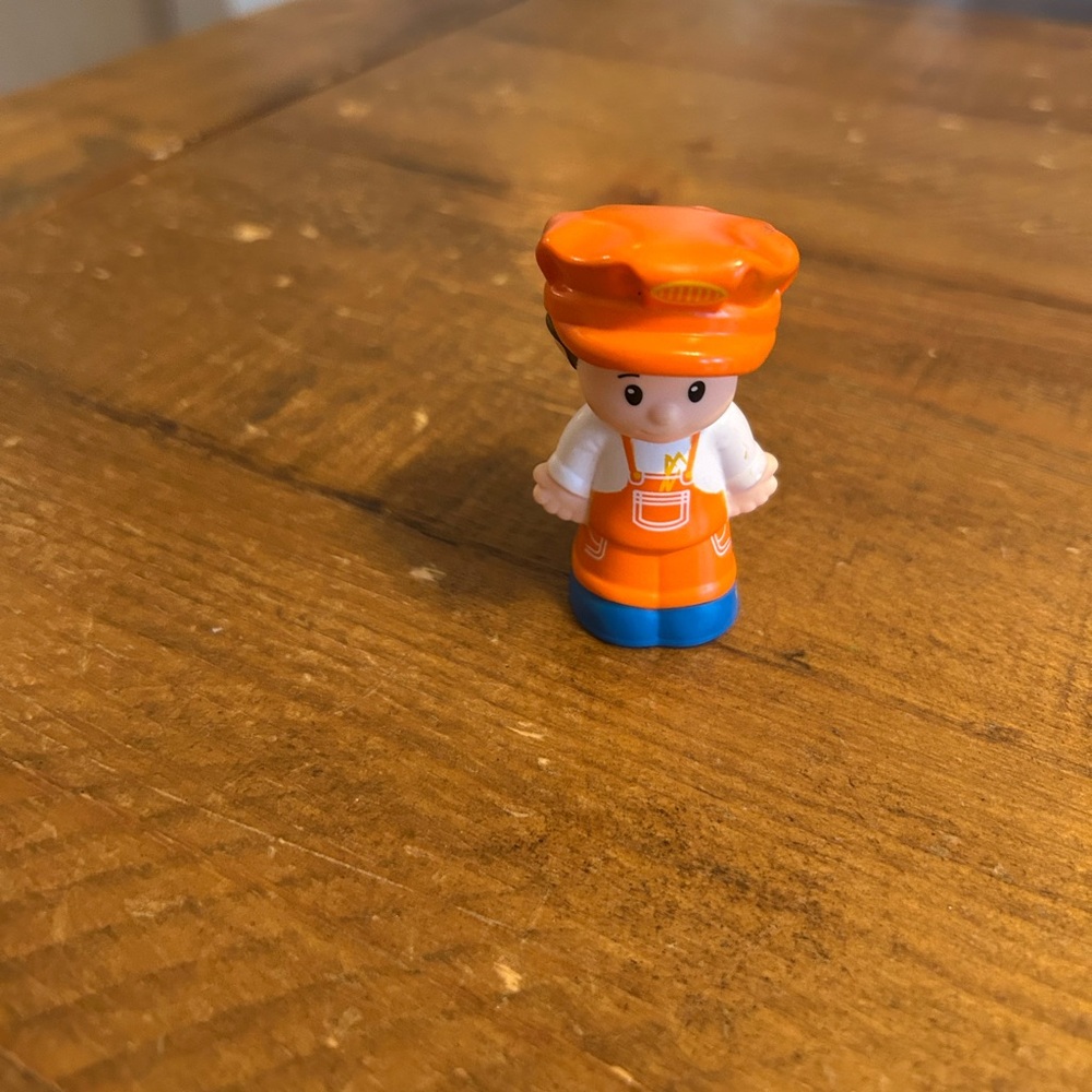 Fisher Price Little People train conductor as is